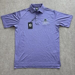 FootJoy Purple Performance Golf Polo Men's Size Medium Foxwood‎ Casino NWT
